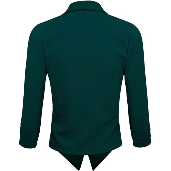 ‼️SOLD‼️Hybrid & Company Green Open Front Blazer - Picture 3 of 7